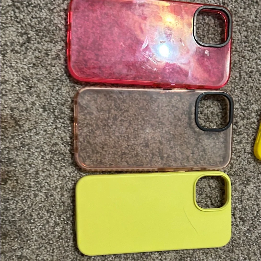 Colorful Floral and Patterned Phone Cases Set
